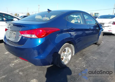 2013 Hyundai Elantra Gls z USA, uszkodzony, nr VIN KMHDH4AEXDU809561